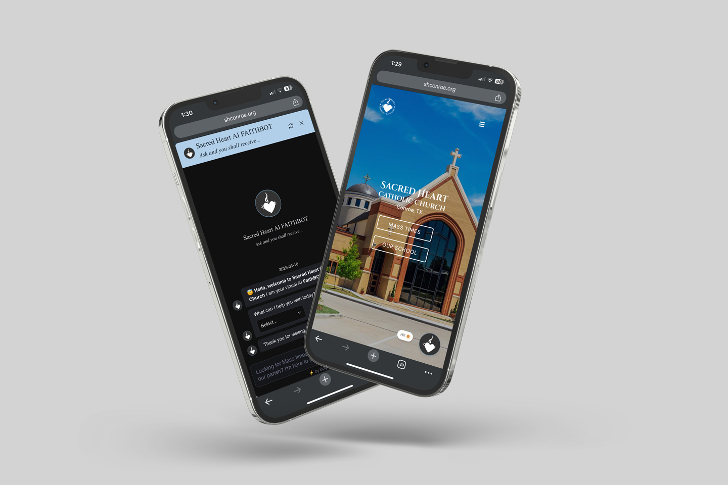 Sacred Heart Website